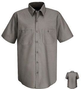 work shirt gray